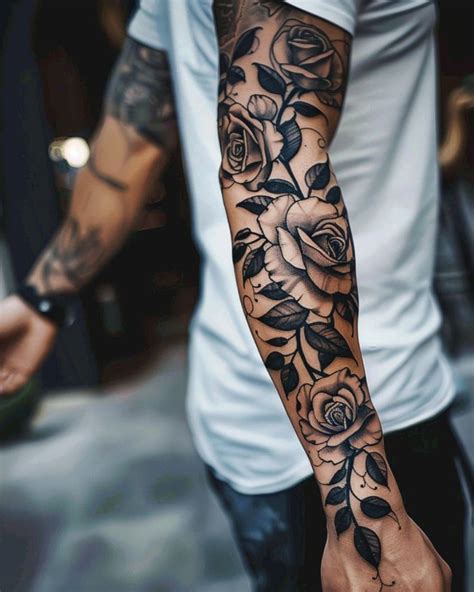 15 Ideas For Tattoos For Men Creative Designs To Inspire Rose