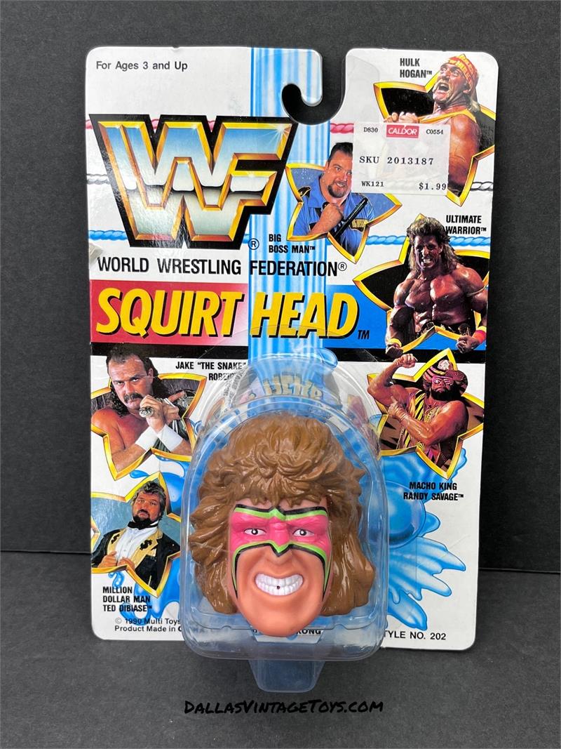 1990 Wwf Squirt Head Ultimate Warrior