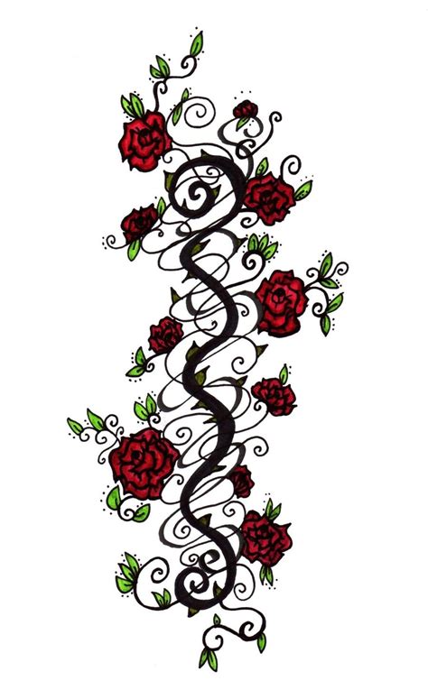 2 140 Im Genes De Rose Thorns Tattoo Im Genes Fotos Y Vectores De