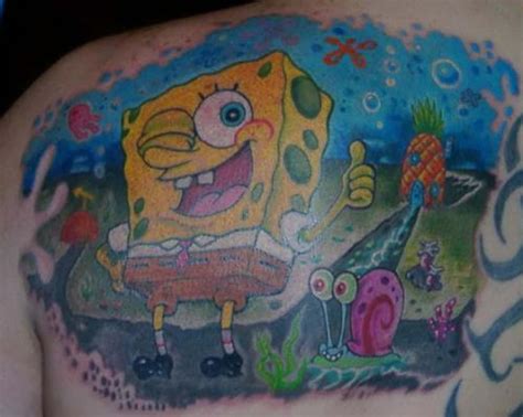 24 Incredible Spongebob Squarepants Tattoos