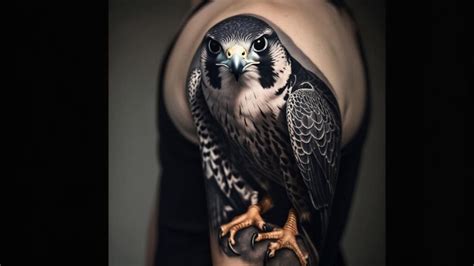 25 Stunning Falcon Tattoos To Make You Soar Tattoo Generator Iq