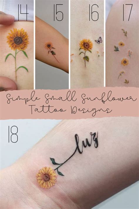 29 Small Sunflower Tattoo Ideas Designs Sunflower Tattoo Small 29 Small Sunflower Tattoo Ideas Designs Sunflower Tattoo Small