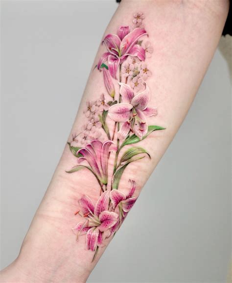 40 Lovely Lily Tattoo Designs And Their Hidden Stories Lily Tattoo