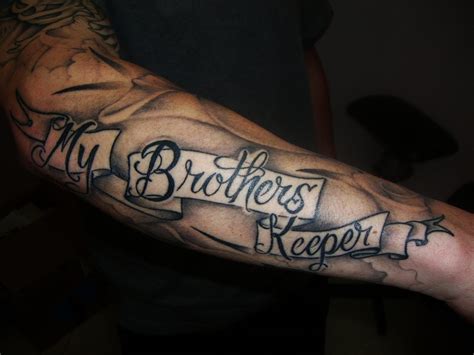 50 Best My Brother S Keeper Tattoos Ideas Amp Meanings Tattoo Me Now