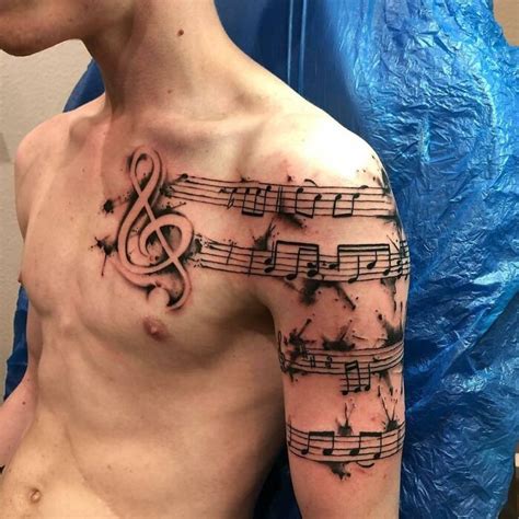 50 Cool Music Tattoos For Men 2020 Music Notes Ideas Tattoo