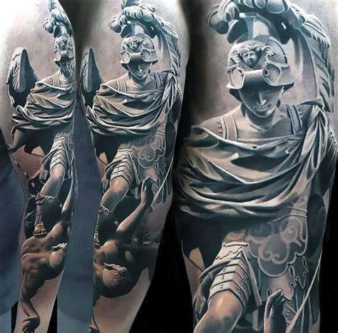 60 Classic Roman Statue Tattoo Designs For Men 60 Classic Roman Statue Tattoo Designs For Men