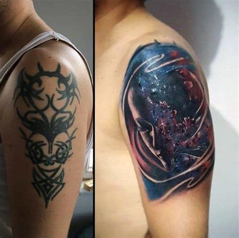 60 Tattoo Cover Up Ideas For Men Before And After Designs