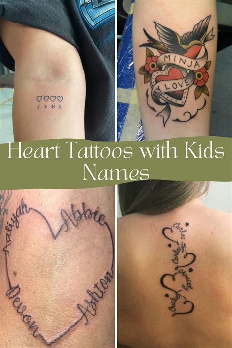 61 Sweetest Kids Name Tattoos Amp Baby Name Ideas Tattoo Glee Tattoos