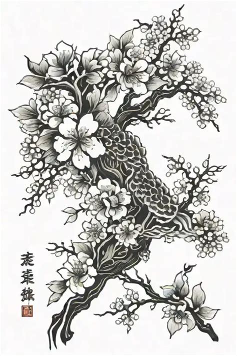 619 Japanese Sakura Tattoo Ideas Blackink Ai 619 Japanese Sakura Tattoo Ideas Blackink Ai