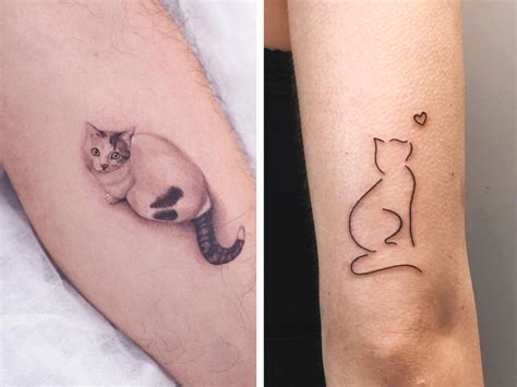 62 Cute And Lovely Cat Tattoos For Men And Women