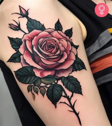 8 Beautiful Rose With Thorns Tattoo Ideas With Meanings