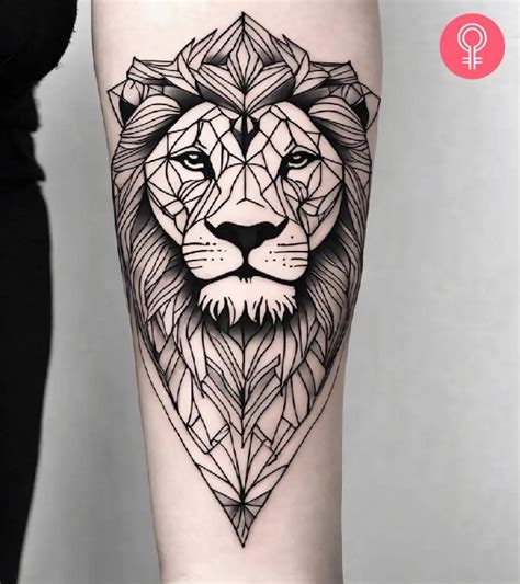 8 Best Geometric Lion Tattoo Design Ideas For Both Men And Women