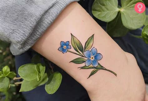 8 Forget Me Not Tattoo Designs That Honor Loved Ones
