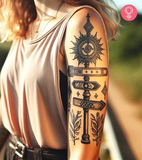 8 Unique Street Sign Tattoo Ideas To Express Your Identity