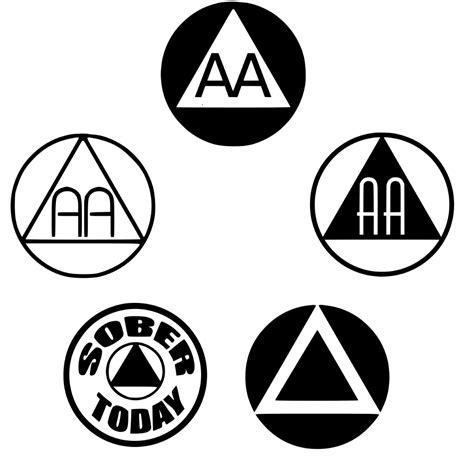 Alcoholics Anonymous Logo Tattoo