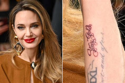Angelina Jolie Amp 39 S Tattoos And Their Meanings Ps Beauty