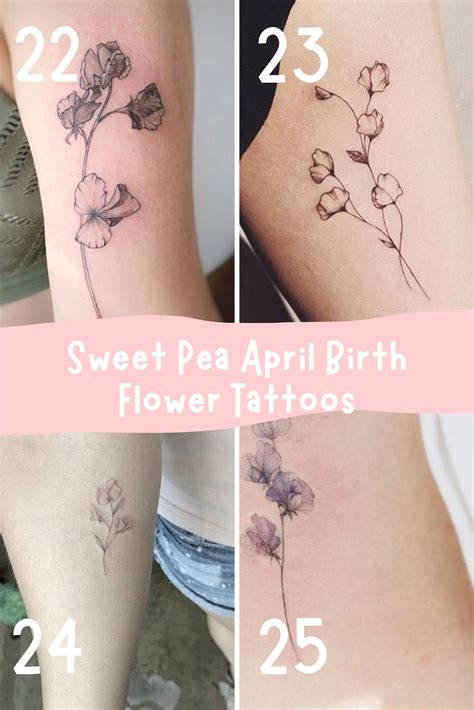April Birth Flower Tattoo Black And White At Jesse Mcmorrow Blog