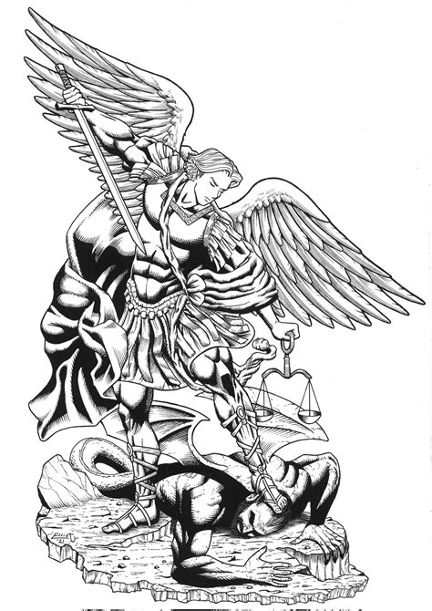 Archangel Michael Drawing Archangel Michael Drawing