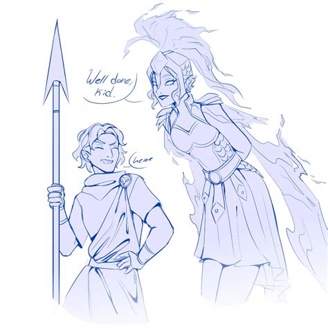 Athena And Little Odysseus I Was Sketching Some Art Requests On My Stories Yesterday And This One Was My Favorite Art Digitaldrawing Digitalart Athena And Little Odysseus I Was Sketching Some Art Requests On My Stories Yesterday And This One Was My Favorite Art Digitaldrawing Digitalart