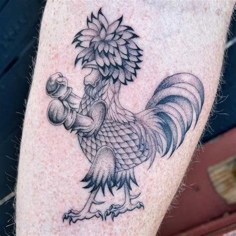 Boxing Rooster Tattoo Boxing Rooster Tattoo