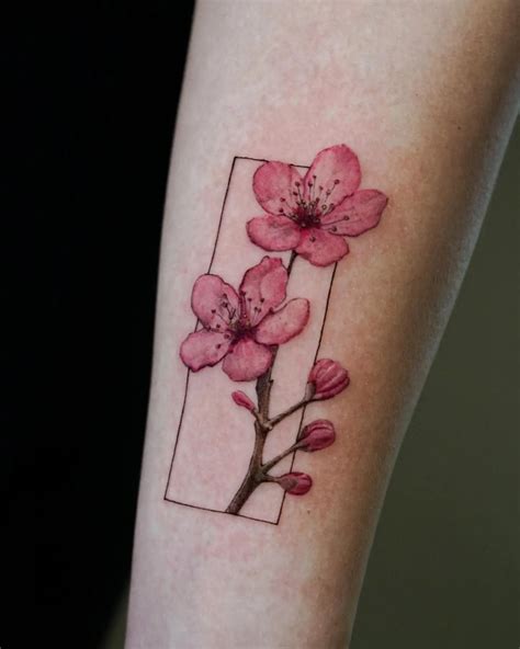 Cherry Blossom Flower Tattoo Cherry Blossom Temporary Tattoo Cherry Blossom Flower Tattoo Cherry Blossom Temporary Tattoo