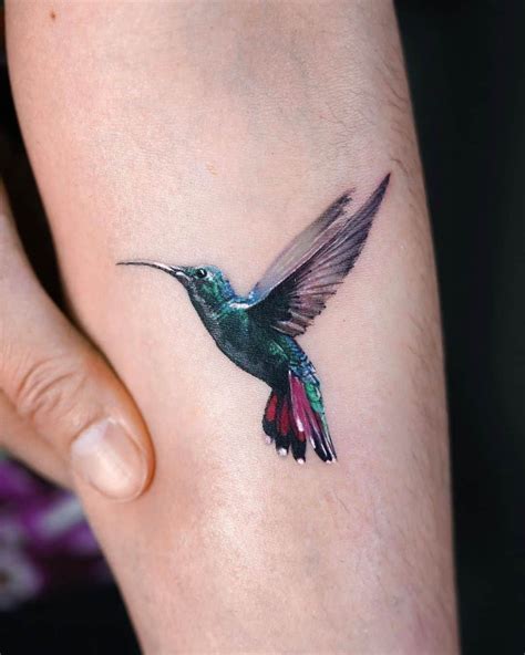 Colorful Tribal Hummingbird Tattoo Colorful Tribal Hummingbird Tattoo