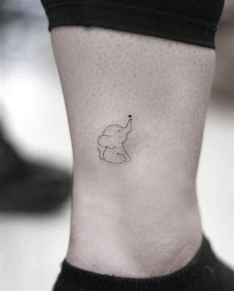 Cute Baby Elephant Ankle Tattoo By Ee Ink Elephant Tattoos Tiny Cute Baby Elephant Ankle Tattoo By Ee Ink Elephant Tattoos Tiny