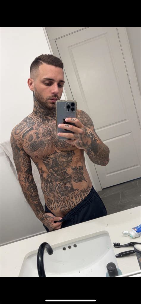 Cute Guys With Tattoos Selfie