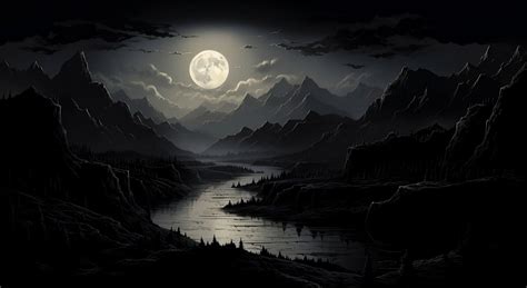 Dark Forest 4K Wallpaper Dark Landscape Dark Wallpaper Scenery