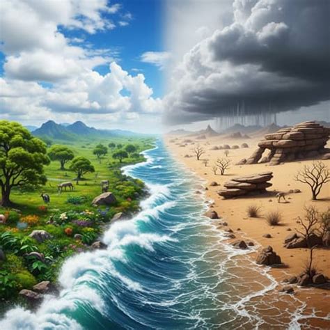 Earth S Contrast Pre And Post Climate Change Ai Art Generator Easy Peasy Ai Earth S Contrast Pre And Post Climate Change Ai Art Generator Easy Peasy Ai