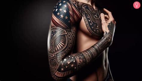 English Patriotic Sleeve Tattoos 8 Dynamic Patriotic Tattoo Ideas To English Patriotic Sleeve Tattoos 8 Dynamic Patriotic Tattoo Ideas To