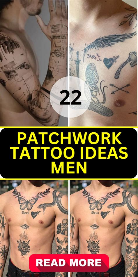 Exploring Patchwork Tattoo Ideas For Men A Visual Guide