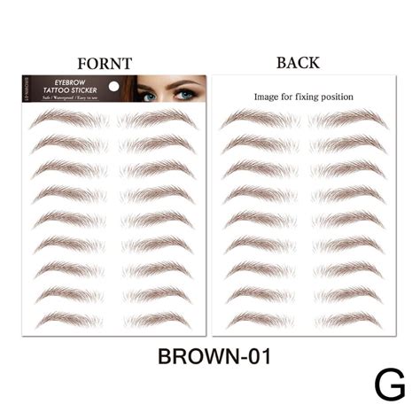 Eyebrow Stickers Semi Permanent Brown Eyebrow Tattoo Lazy Eyebrow Eyebrow Stickers Semi Permanent Brown Eyebrow Tattoo Lazy Eyebrow