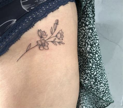 Flower Hip Bikini Line Tattoo Artofit