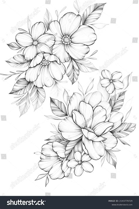 Flower Outline Tattoo Designs