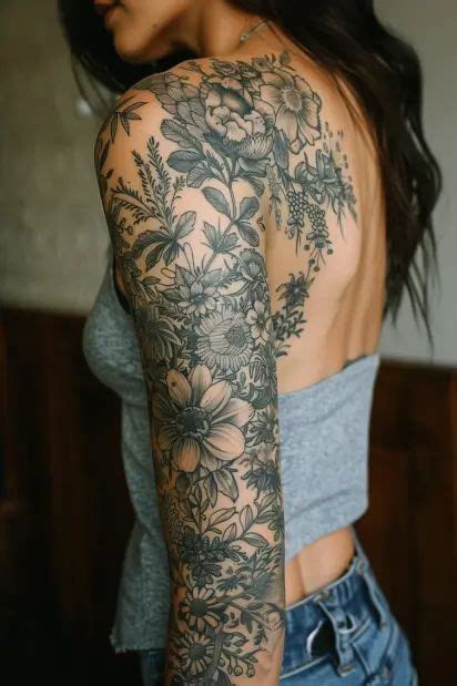 Flower Tattoo Back Flower Tattoo Sleeve Flower Tattoo Designs Floral