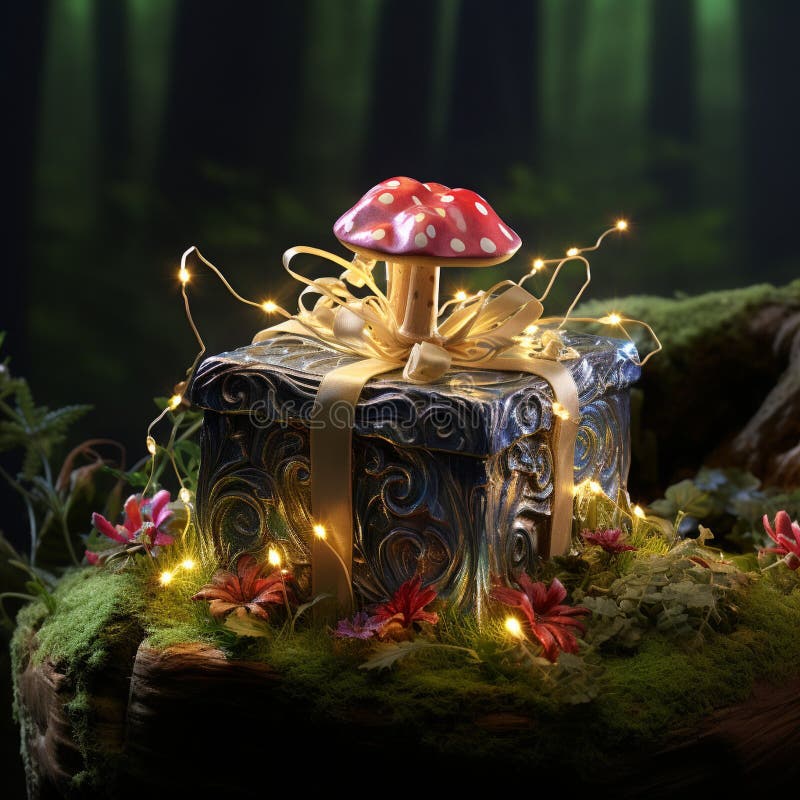 Gift Wrapped Delight Unveiling The Charm Of Surprises Stock Photo Image Of Fantasy Surprise