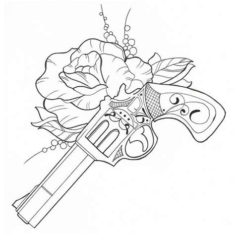 Guns And Roses Tattoo Drawings Surrealist Drawing Techniques