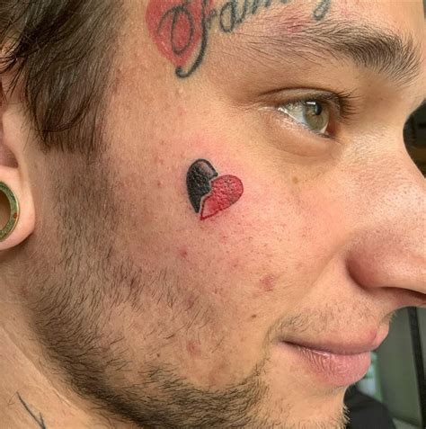 Heart Face Tattoo