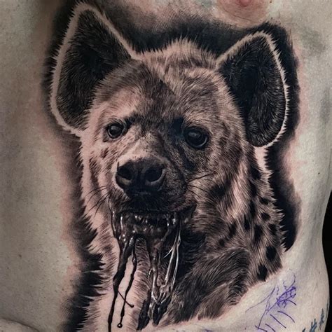 Hyena Realism Tattoo