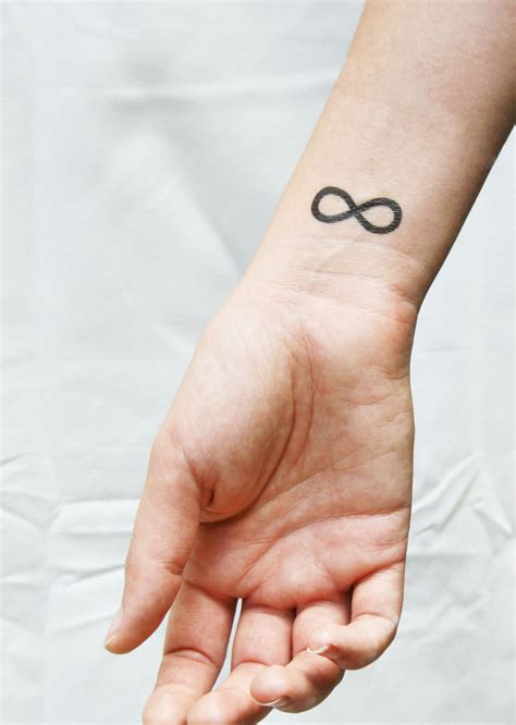 Infinity Tattoo On Wrist Designs Ideas And Meaning Tattoos For You