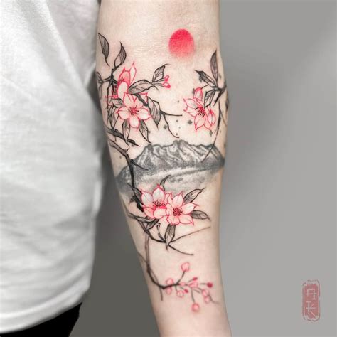 Japanese Cherry Blossom Art Tattoos Japanese Cherry Blossom Art Tattoos