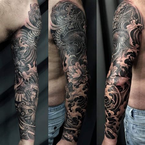Japanese Male Sleeve Tattoos