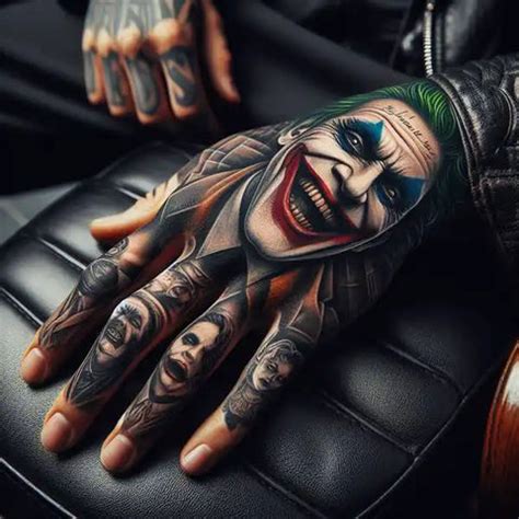 Joker Hand Tattoos 30 Best Joker Hand Tattoo Ideas Read This First