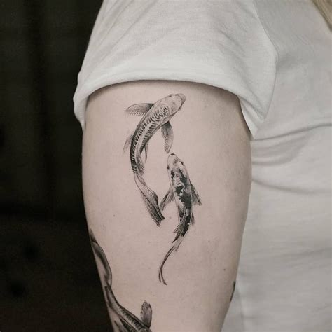 Koi Fish Pond Tattoo Koi Fish Pond Tattoo