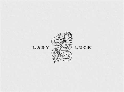 Lady Luck Tattoos Logo Design