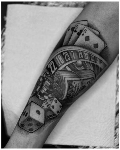 Las Vegas Themed Tattoo By Dog Art 83 Tattoogrid Net