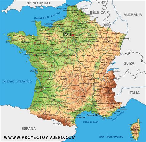 Mapas De Francia Para Viajar Al Pa S Galo