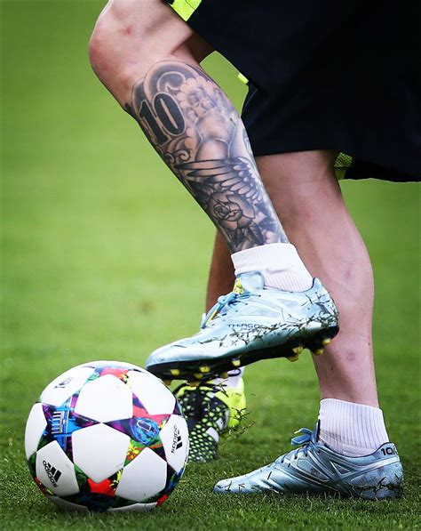 Messi Leg Tattoo