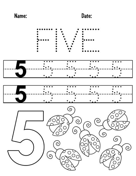 Number 5 Worksheets For Kindergarten Printable Calendars At A Glance Number 5 Worksheets For Kindergarten Printable Calendars At A Glance